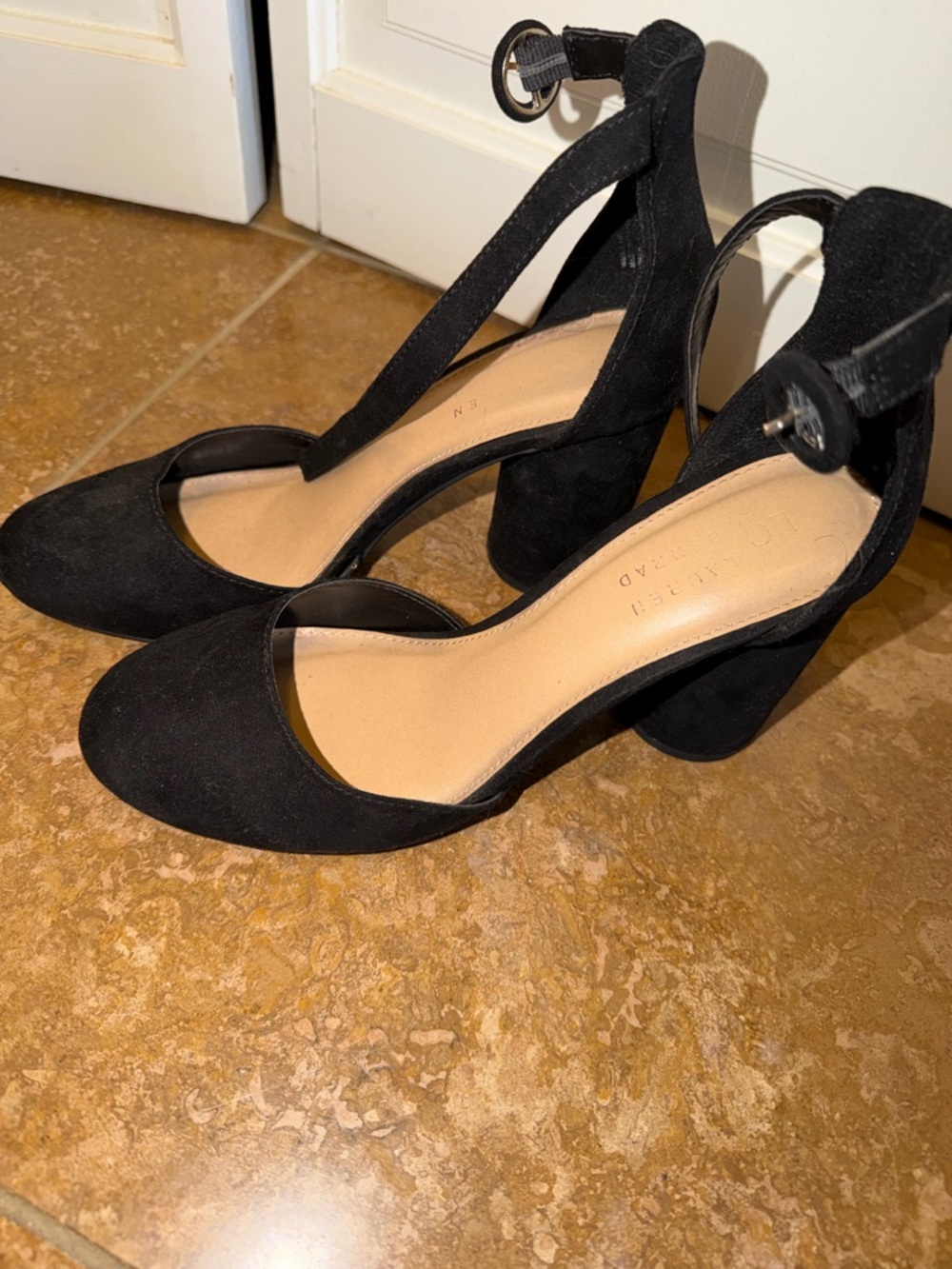 5 pairs of Ankle-Strap Block Heels - Women